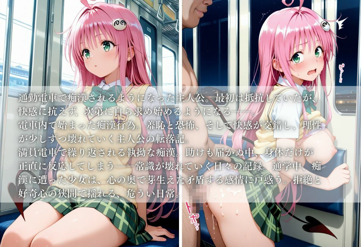 【電車痴●】痴●列車〜ララ・サタリン・デビルーク〜 - サンプル画像 1