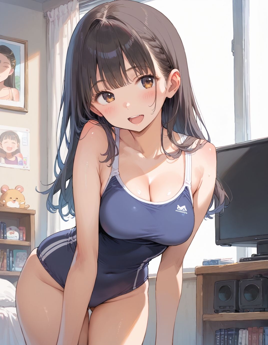 グラビア志望の妹 練習がエロくて生ハメ中 - サンプル画像 2