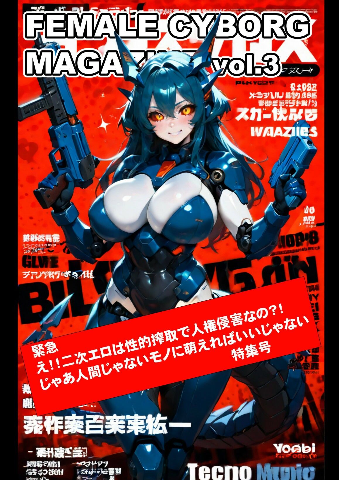 FEMALE CYBORG MAGAZINE vol.3 - サンプル画像 1