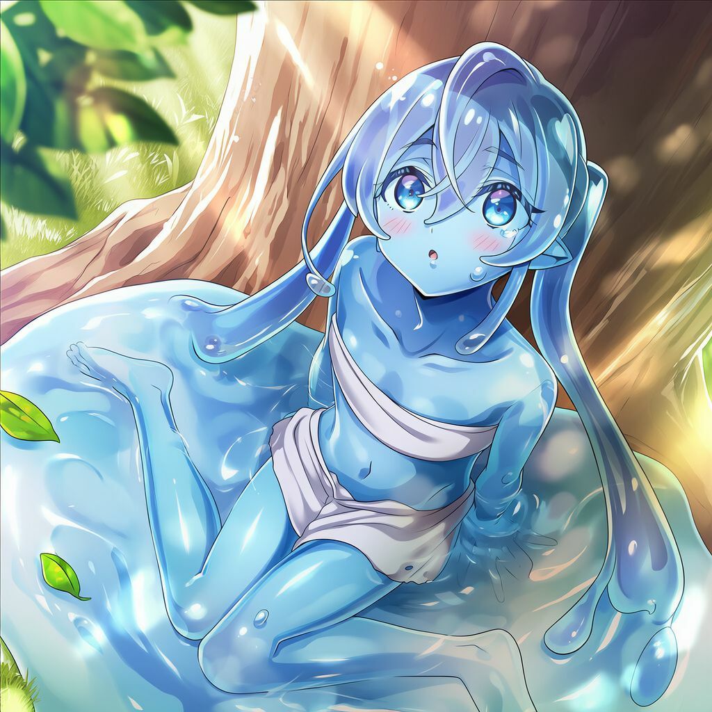 スライム娘を専属メイドにしてみた_出会い編 - サンプル画像 1