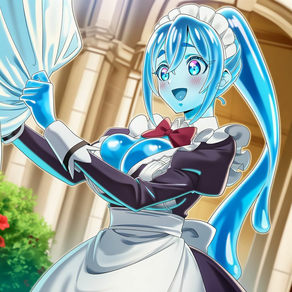 スライム娘を専属メイドにしてみた_出会い編 - サンプル画像 4