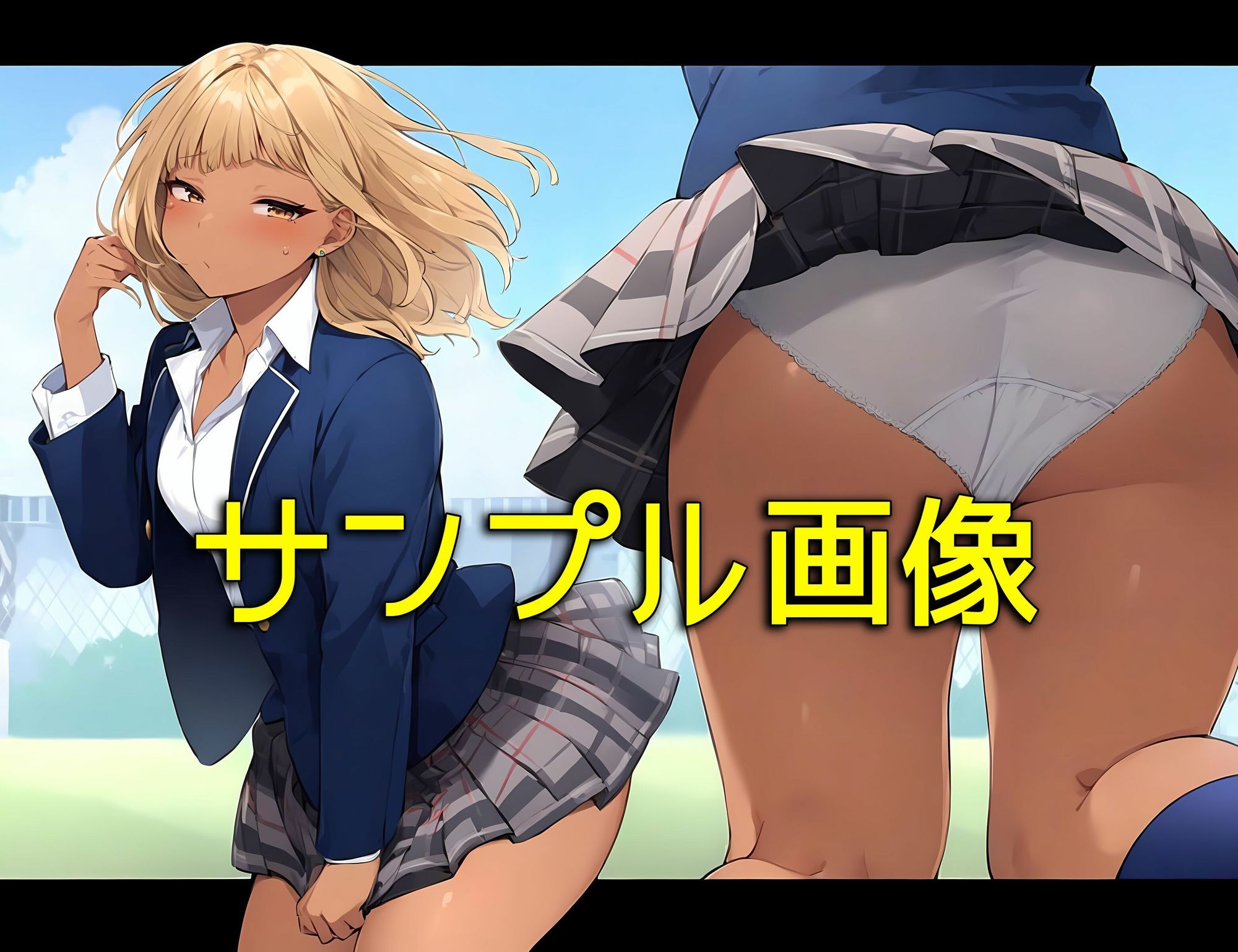 僕はクラスメイト全員の下着が見たい32  ギャルだって強風には弱い編 - サンプル画像 6