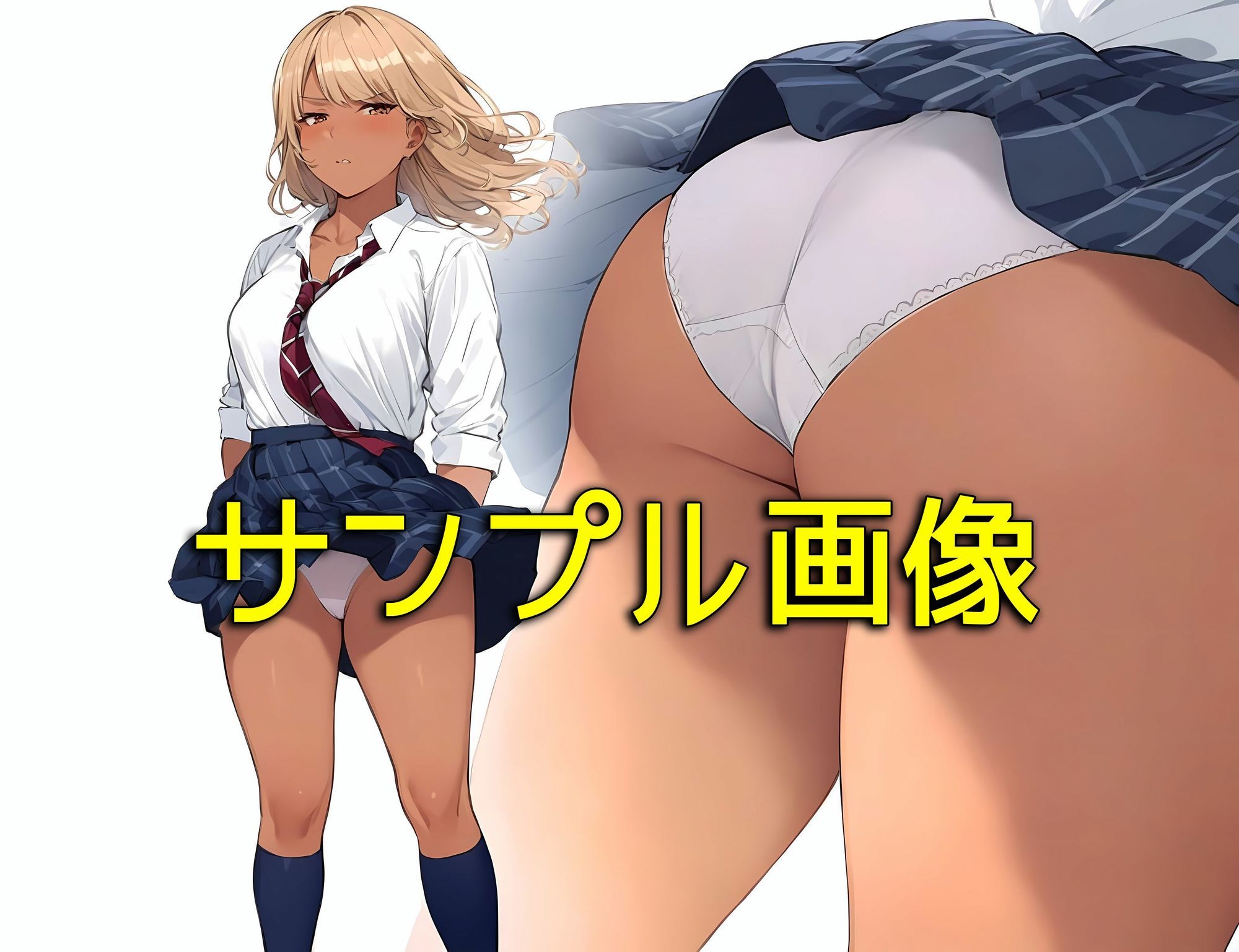 僕はクラスメイト全員の下着が見たい32  ギャルだって強風には弱い編 - サンプル画像 7