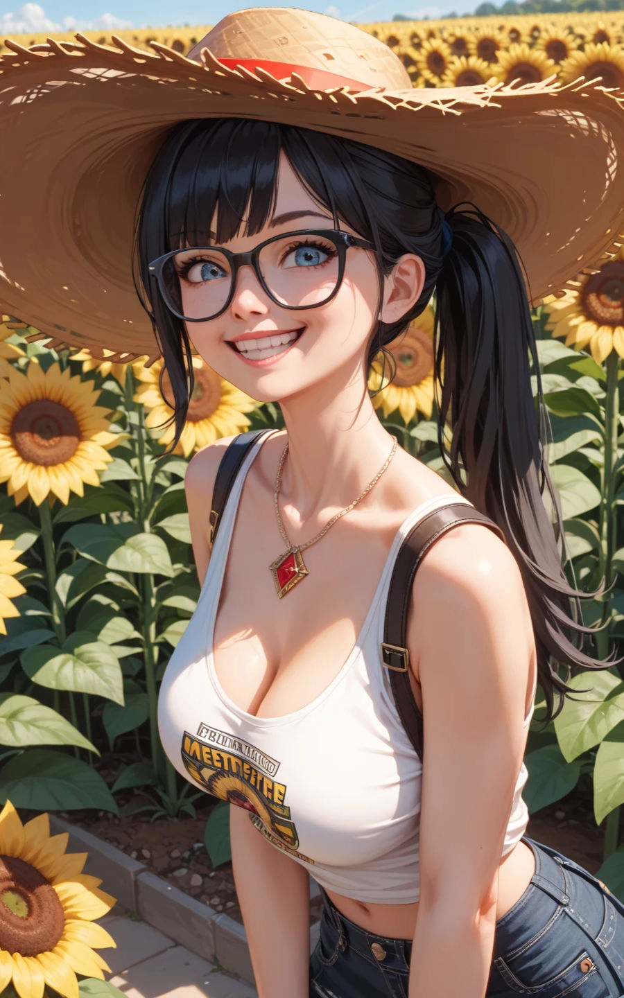 ヒマワリとユリ-ふたりの夏、あふれるまなざし- - サンプル画像 2