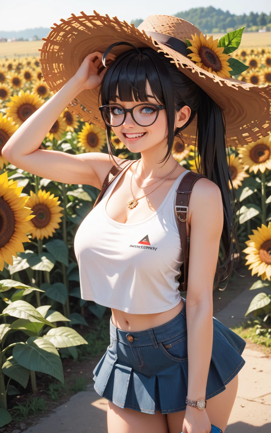 ヒマワリとユリ-ふたりの夏、あふれるまなざし- - サンプル画像 4