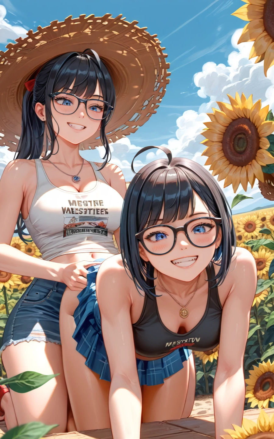 ヒマワリとユリ-ふたりの夏、あふれるまなざし- - サンプル画像 7