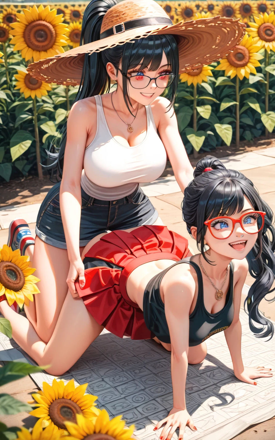 ヒマワリとユリ-ふたりの夏、あふれるまなざし- - サンプル画像 9