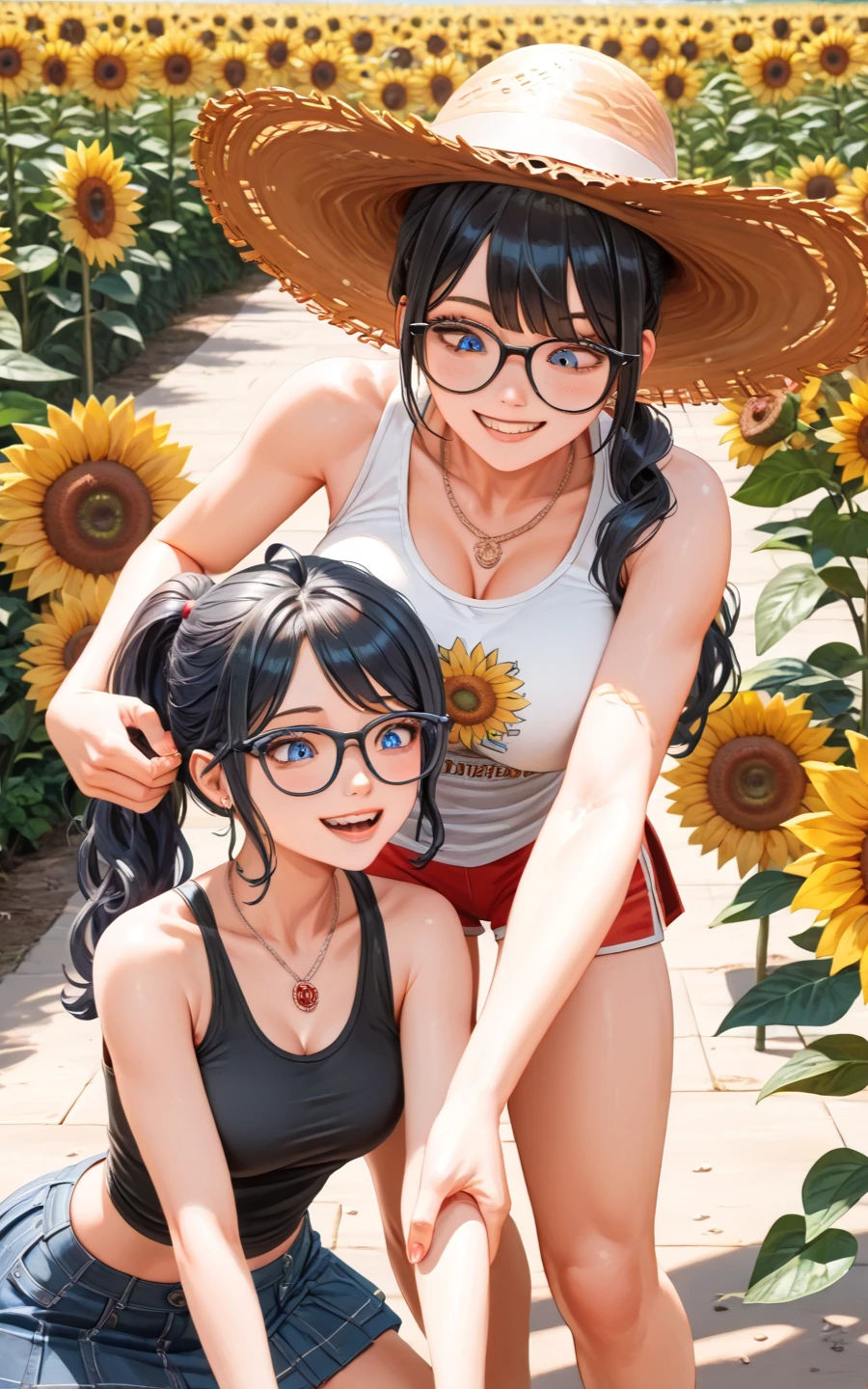 ヒマワリとユリ-ふたりの夏、あふれるまなざし- - サンプル画像 10