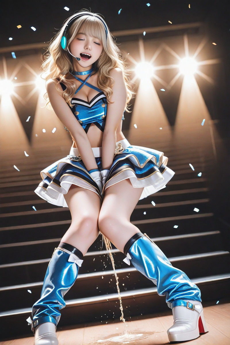 我慢できなかったアイドル 静止画版 - サンプル画像 2