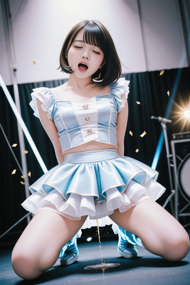 我慢できなかったアイドル 静止画版 - サンプル画像 5