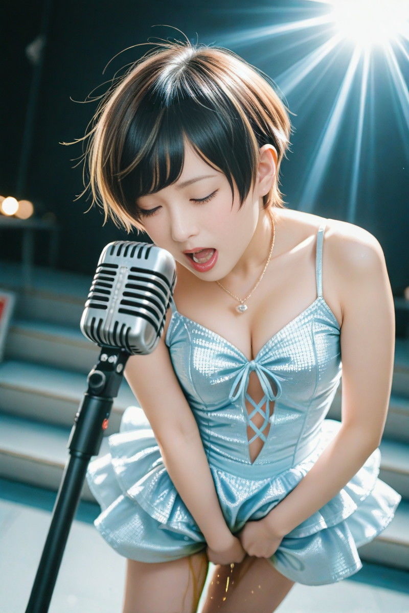 我慢できなかったアイドル 静止画版 - サンプル画像 6