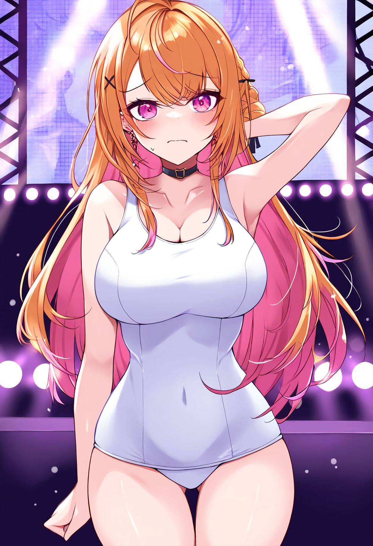 【買い切り版】バーチャル衣装故障で羞恥莉々華（English translation included） - サンプル画像 5