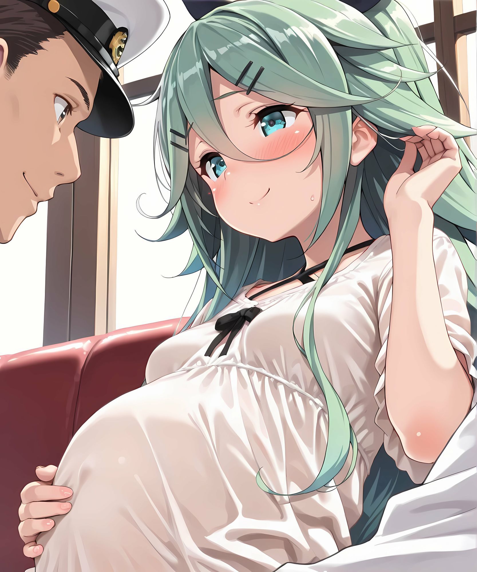 山風とイチャラブ、そして彼女はママになった - サンプル画像 3