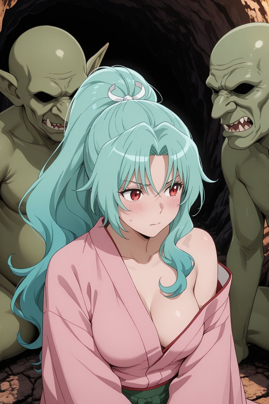 性獣ゴブリンに捕らわれたツキミチ深● 巴 - サンプル画像 3