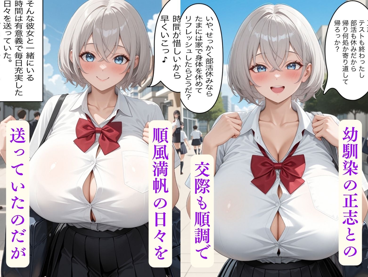 爆乳陸上女子寝取られ放課後は変態顧問とSEXトレーニング - サンプル画像 3