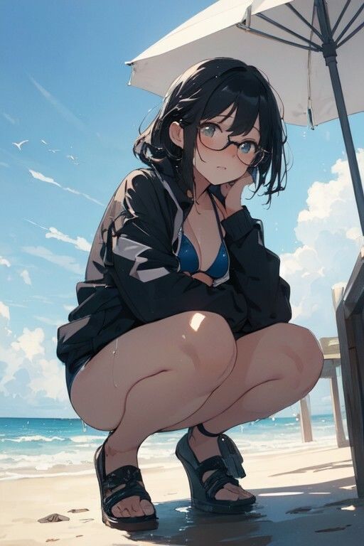 メガネっ娘のえっちな画像3 - サンプル画像 2