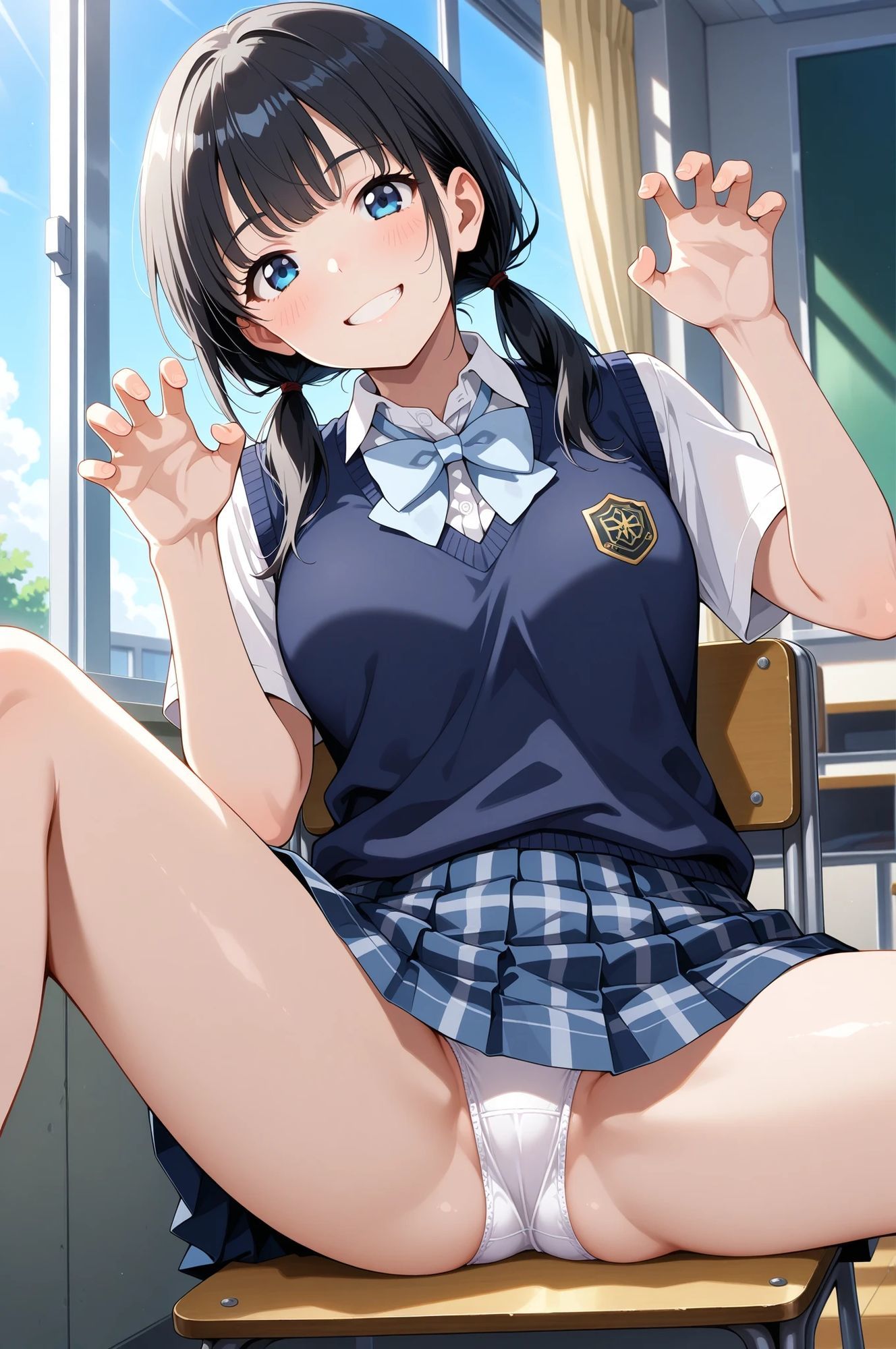 クラスメイトが可愛すぎてパンツ盗撮しておかずにしてたらそれ以上の事が起きた - サンプル画像 3