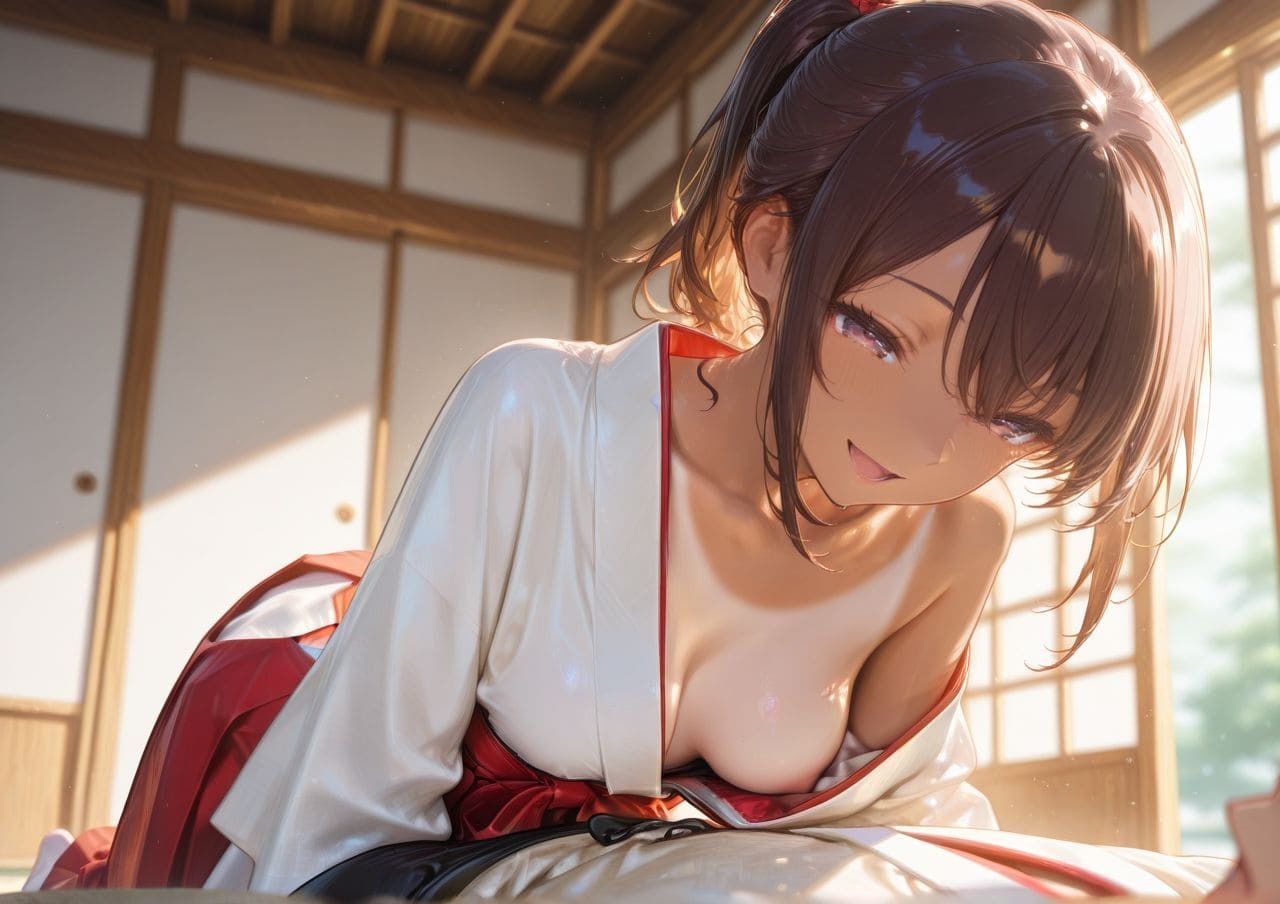 巫女のヒメゴト -奥間で揺れる無垢の舞姫- - サンプル画像 4