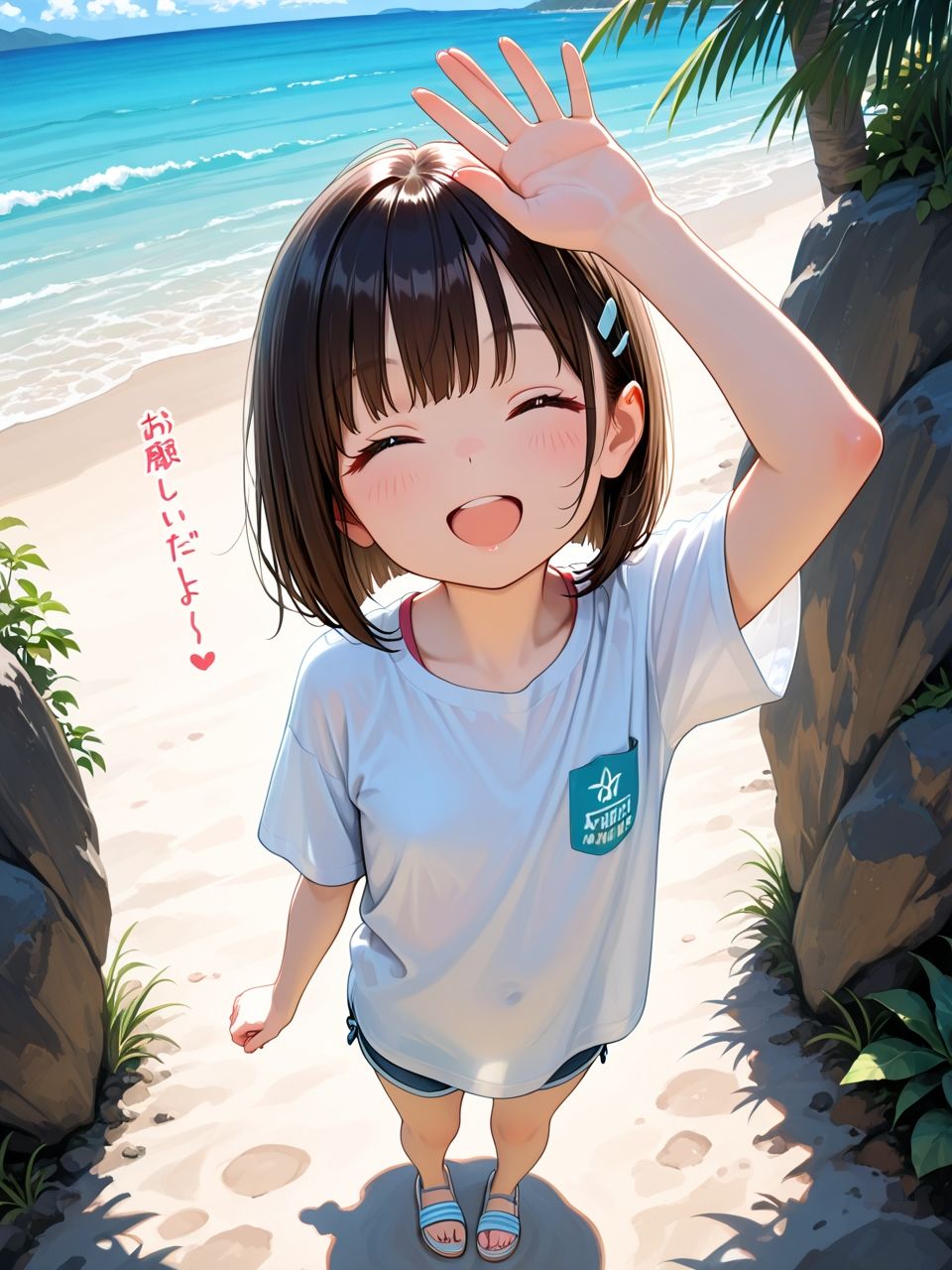 大好きなパパと無人島  性活 - サンプル画像 1