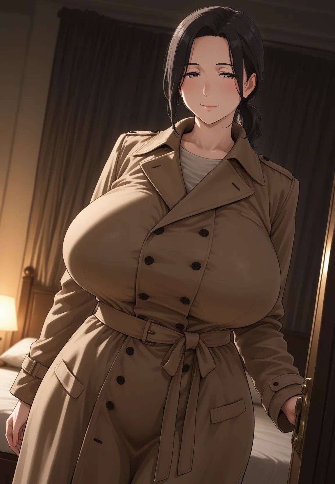 神崎みれい（39歳）  ムラムラが止まらない年上女性とお泊りエッチ - サンプル画像 1