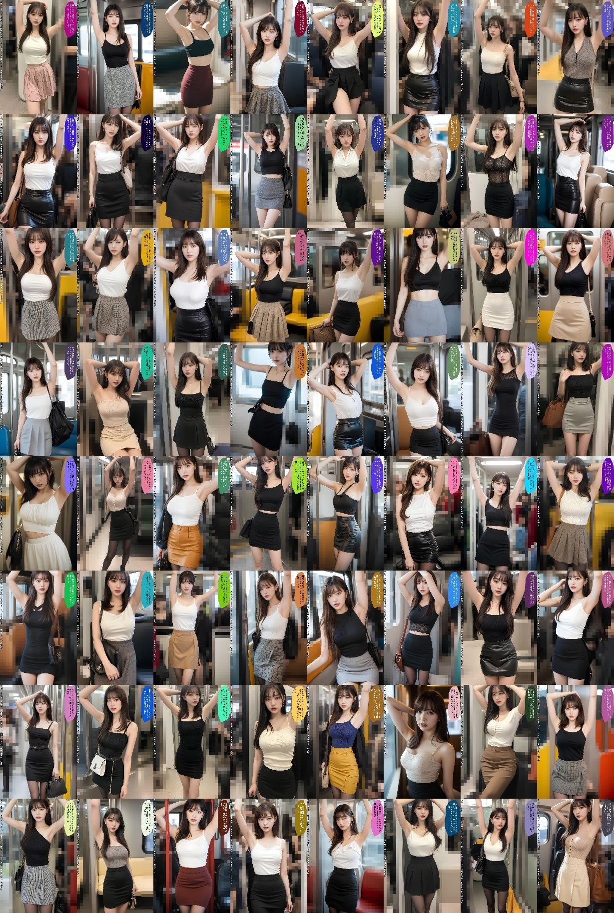 ワキミセ痴女電車 〜朝イチでヌかせてあげる〜 - サンプル画像 9