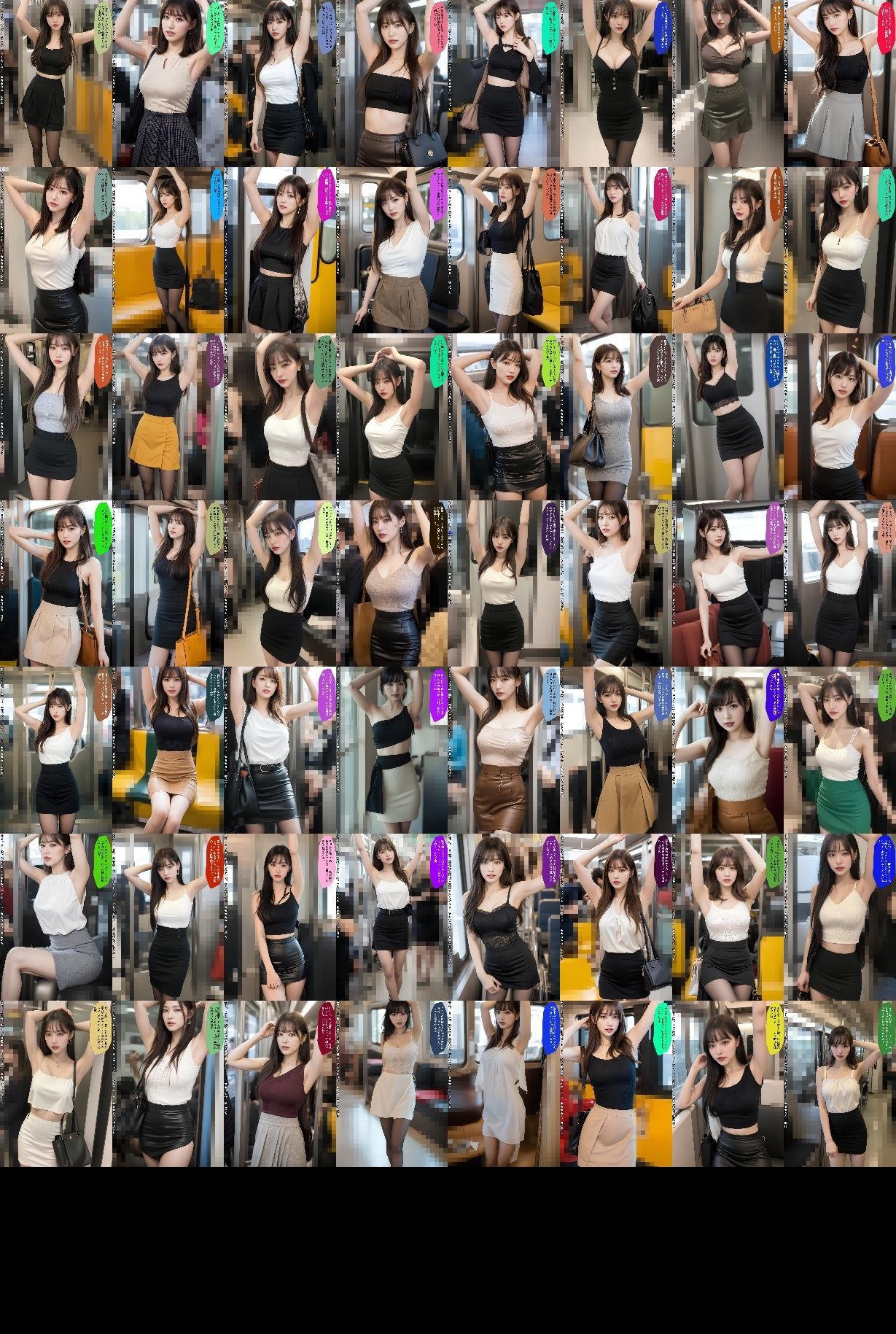 ワキミセ痴女電車 〜朝イチでヌかせてあげる〜 - サンプル画像 10