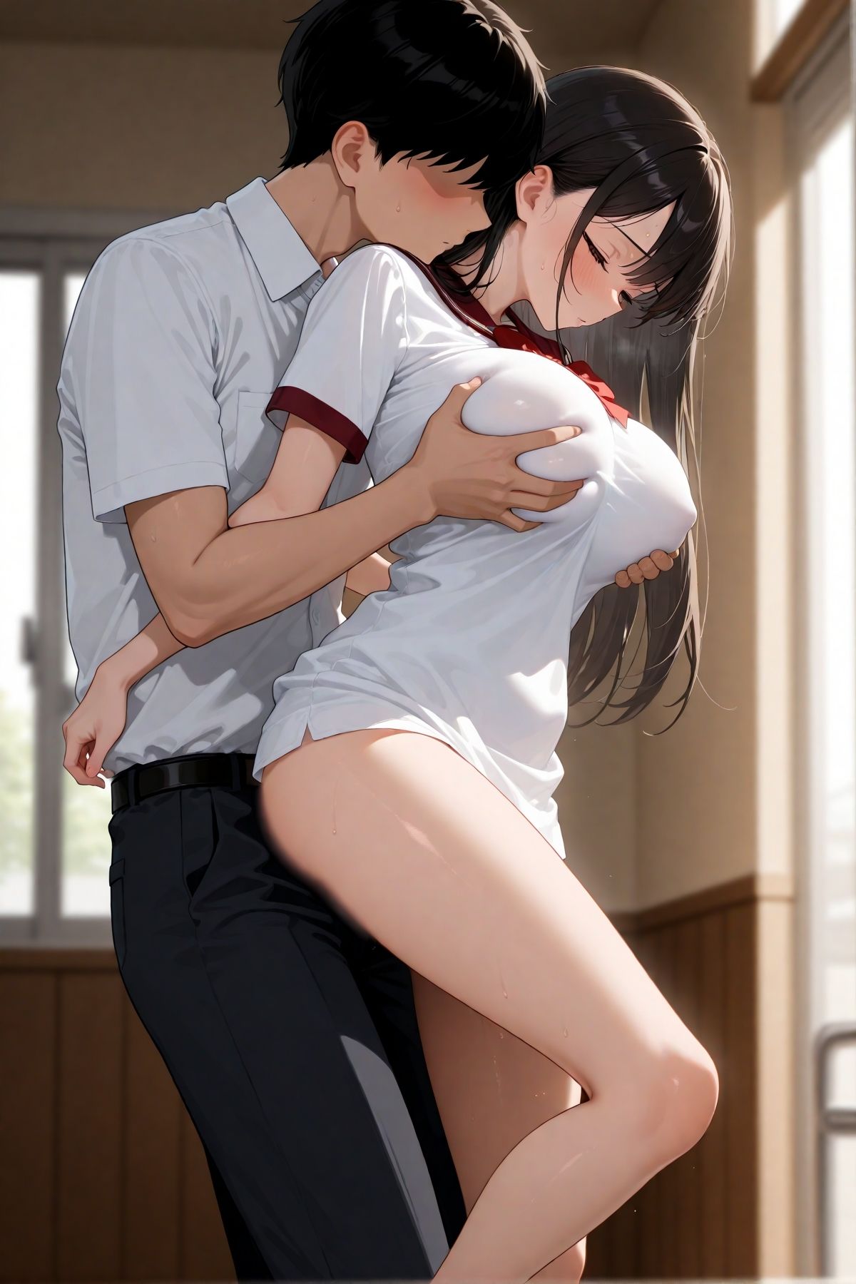 中出し種付け〜いっぱい出して〜女子校生 - サンプル画像 2