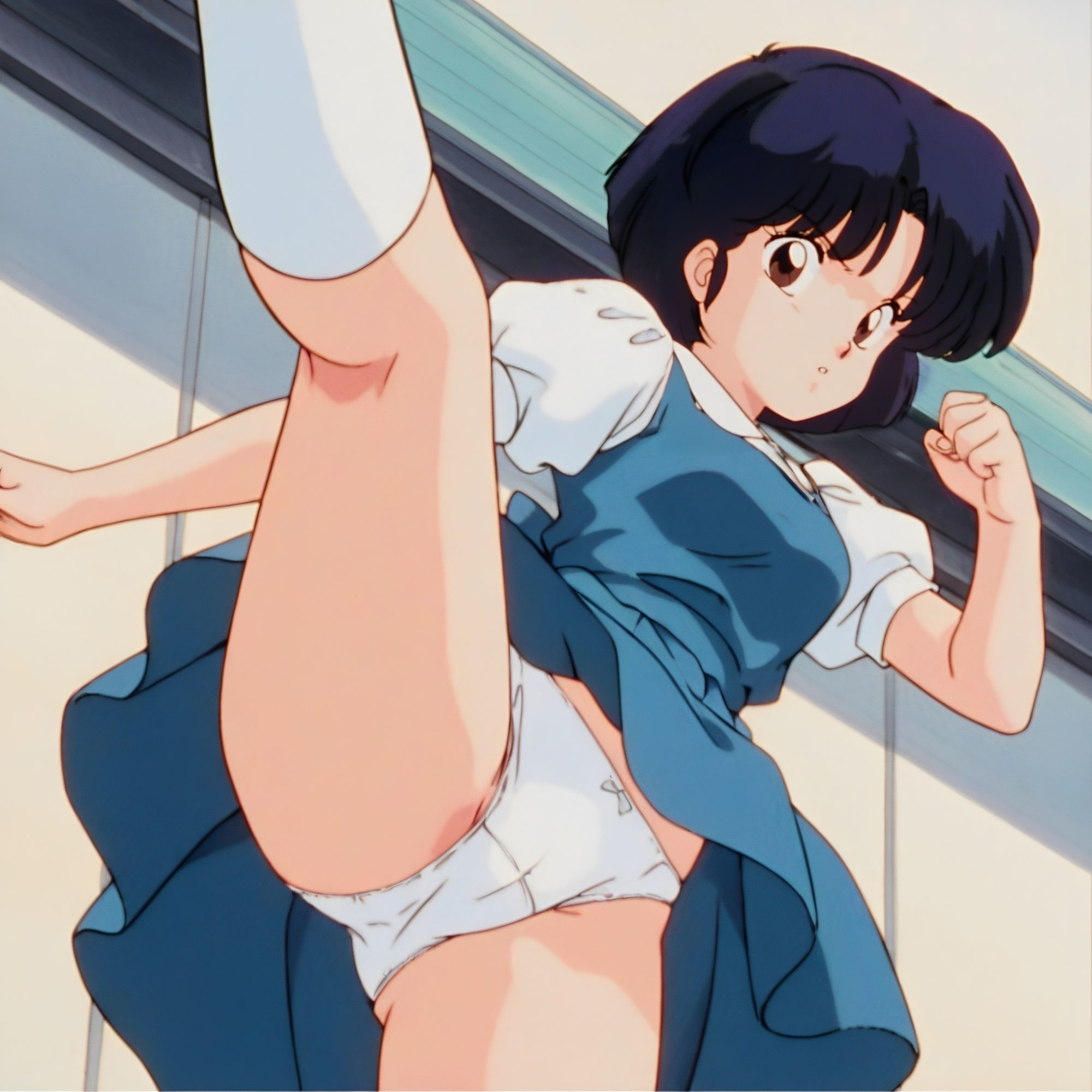 天道あ〇ねパンチラCG集（全100枚）_model2 - サンプル画像 1