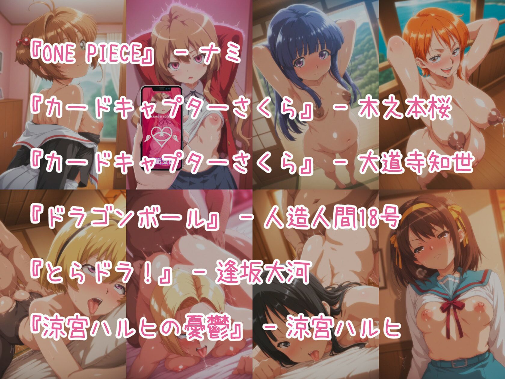 催○スマホでヒロイン洗脳 ＃01 -アニメヒロイン妊娠堕ちコレクション- - サンプル画像 1