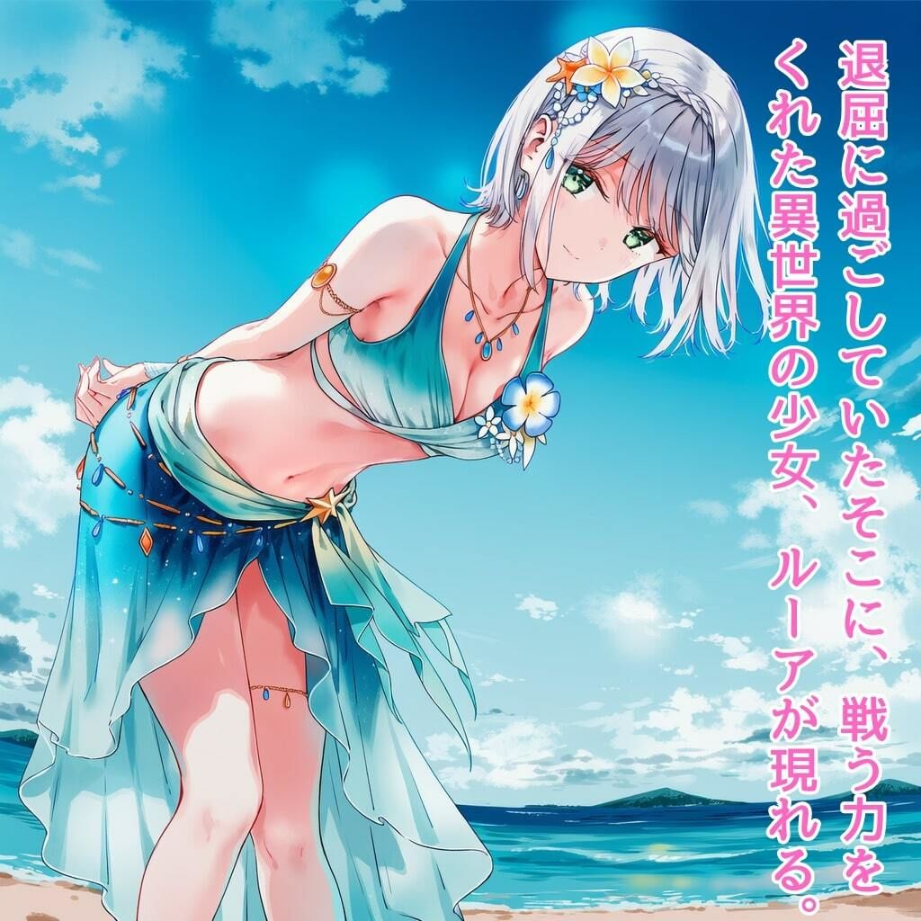 変身ヒロイン アリオス・フェザー 海辺の友情、水難の少女 - サンプル画像 2