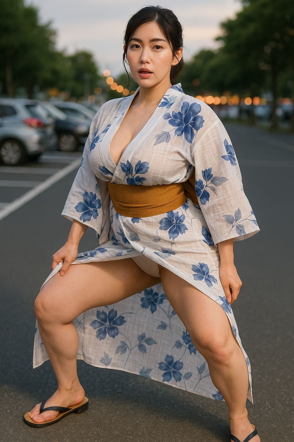 浴衣の女性達 - サンプル画像 4