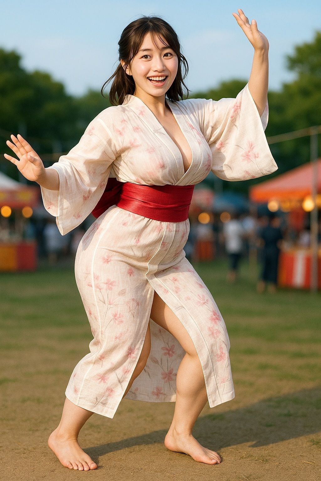 浴衣の女性達 - サンプル画像 5