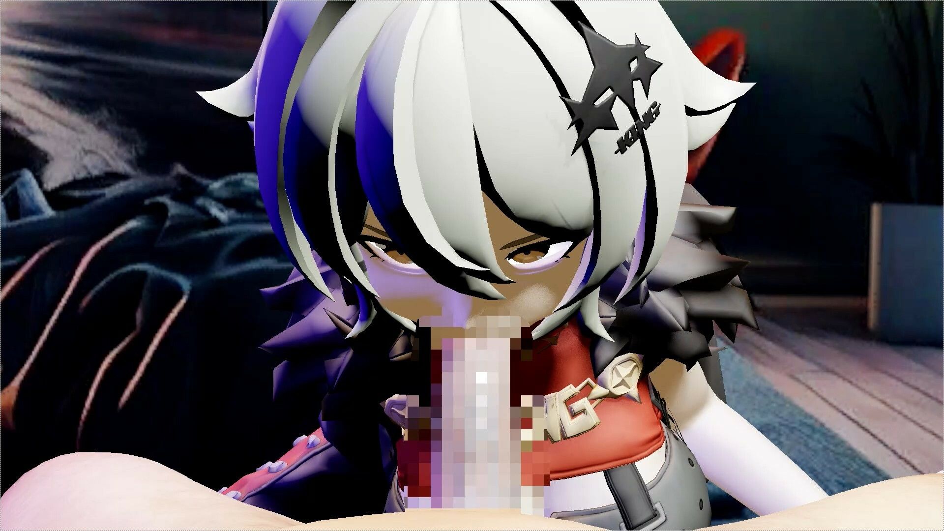 【ROMV292】シーザー ZZZ ゼレンスゾーンゼロ 「フェラチオぶっかけ」 - サンプル画像 1