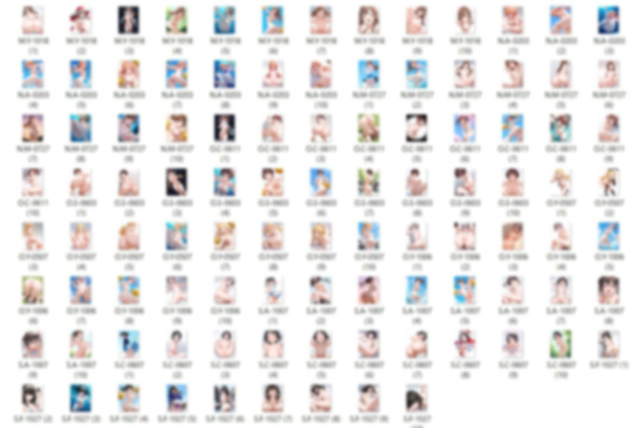 【R18-Normal】41キャラ イラストまとめ ＋ 34人背の順イラスト〜全裸Version〜 - サンプル画像 5