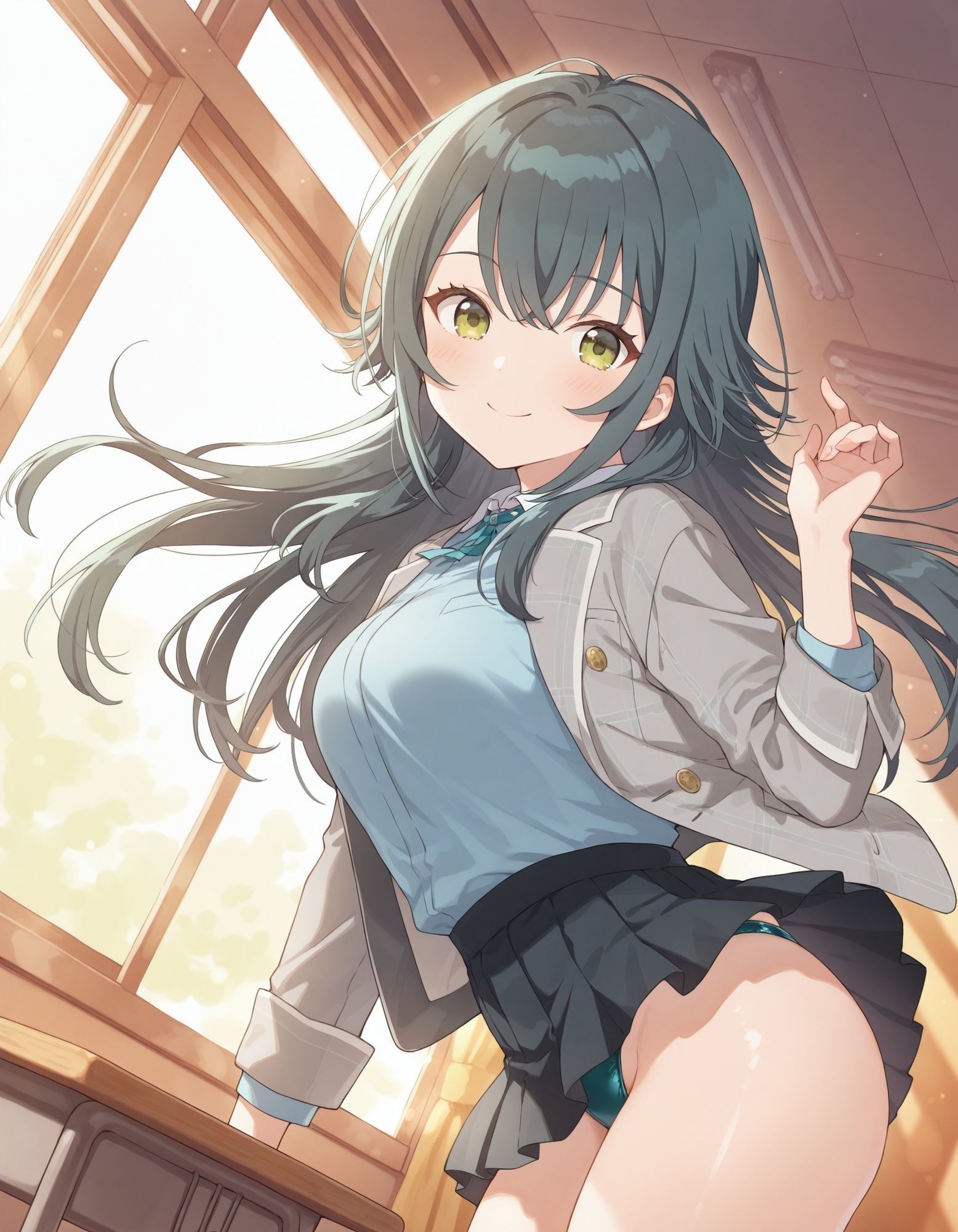 月〇手毬のパンチラ〜制服編〜 - サンプル画像 2