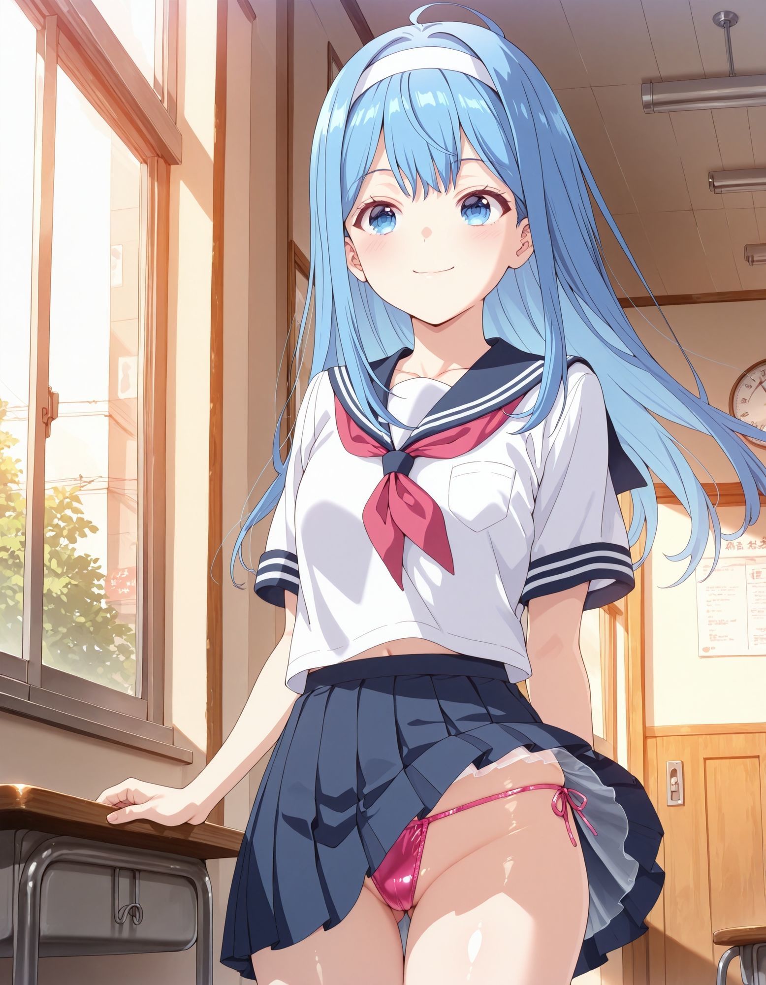 犬〇日葵のパンチラ〜セーラー編〜 - サンプル画像 2