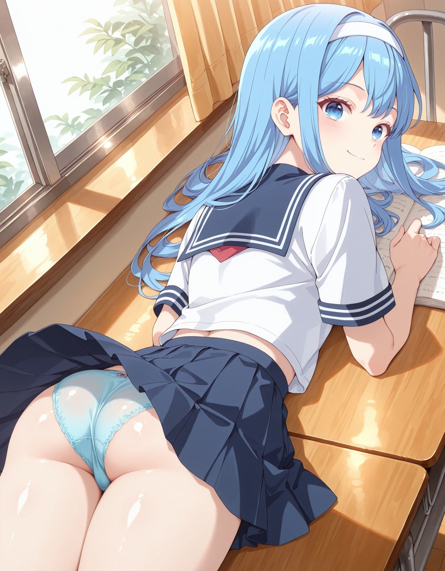 犬〇日葵のパンチラ〜セーラー編〜 - サンプル画像 3