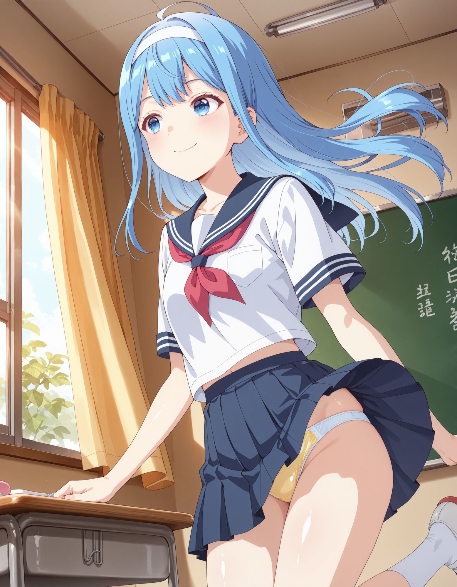 犬〇日葵のパンチラ〜セーラー編〜 - サンプル画像 4