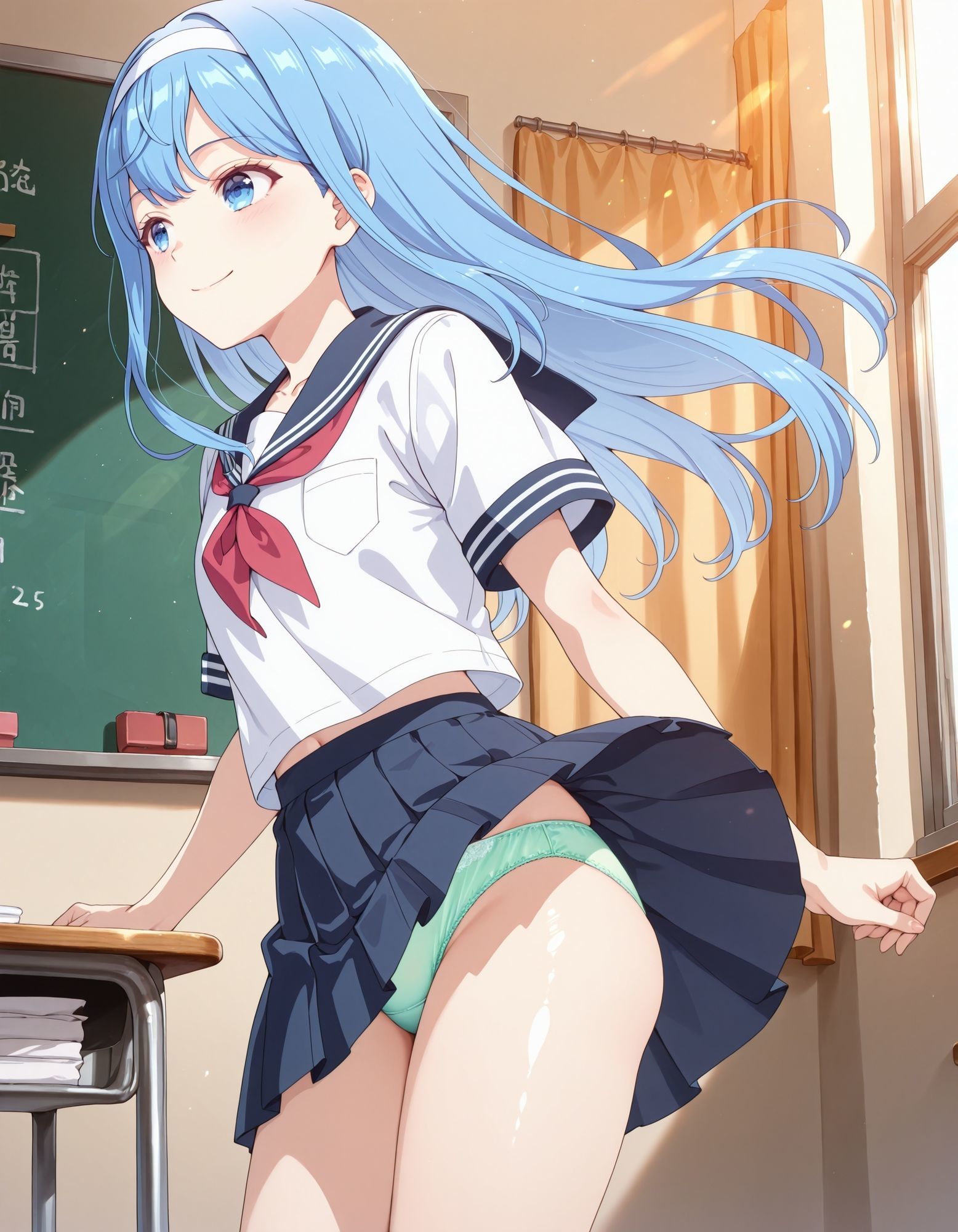 犬〇日葵のパンチラ〜セーラー編〜 - サンプル画像 6