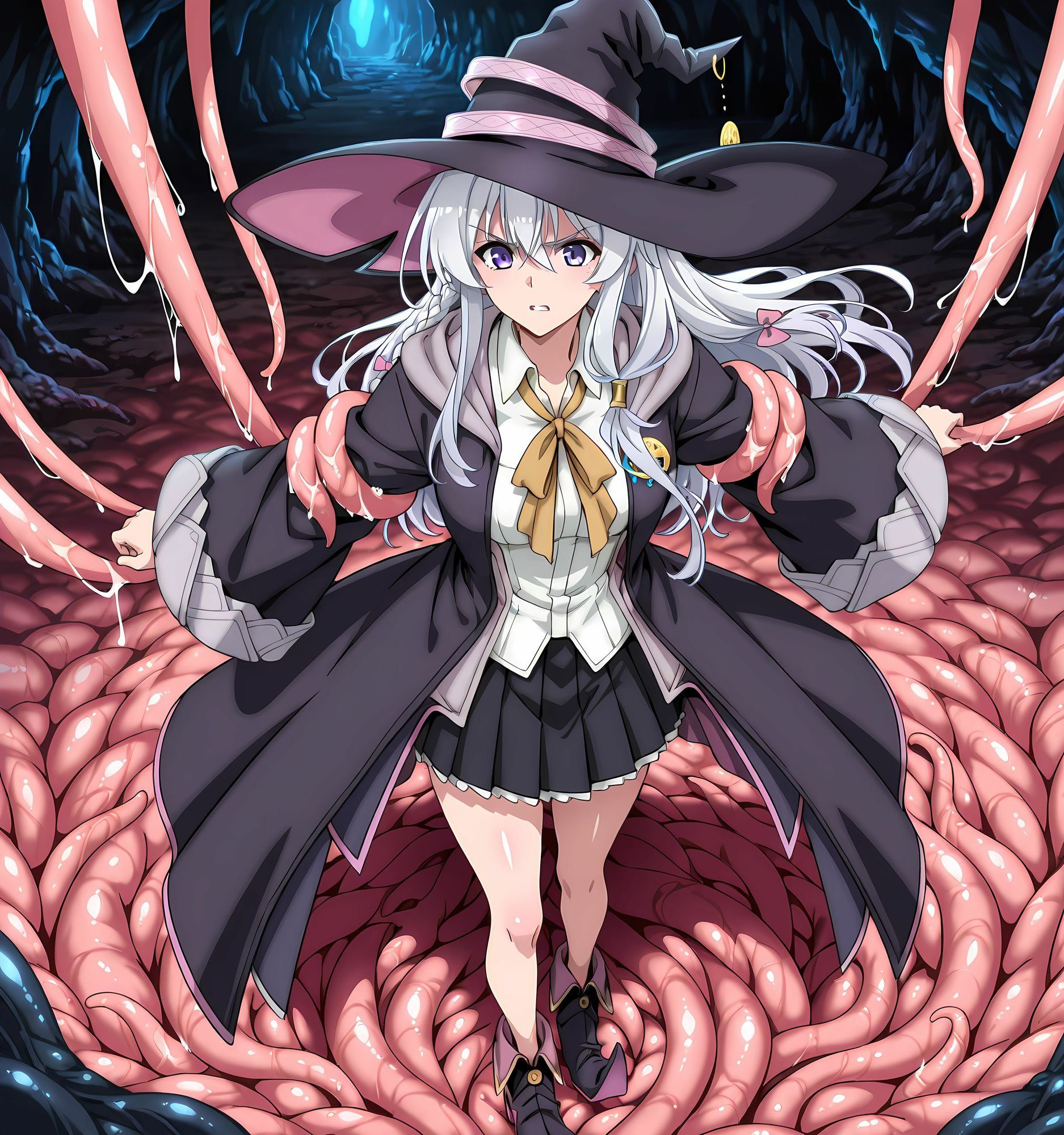 魔女洗脳丸呑み悪堕ち〜淫魔化ドスケベ交尾〜 - サンプル画像 3