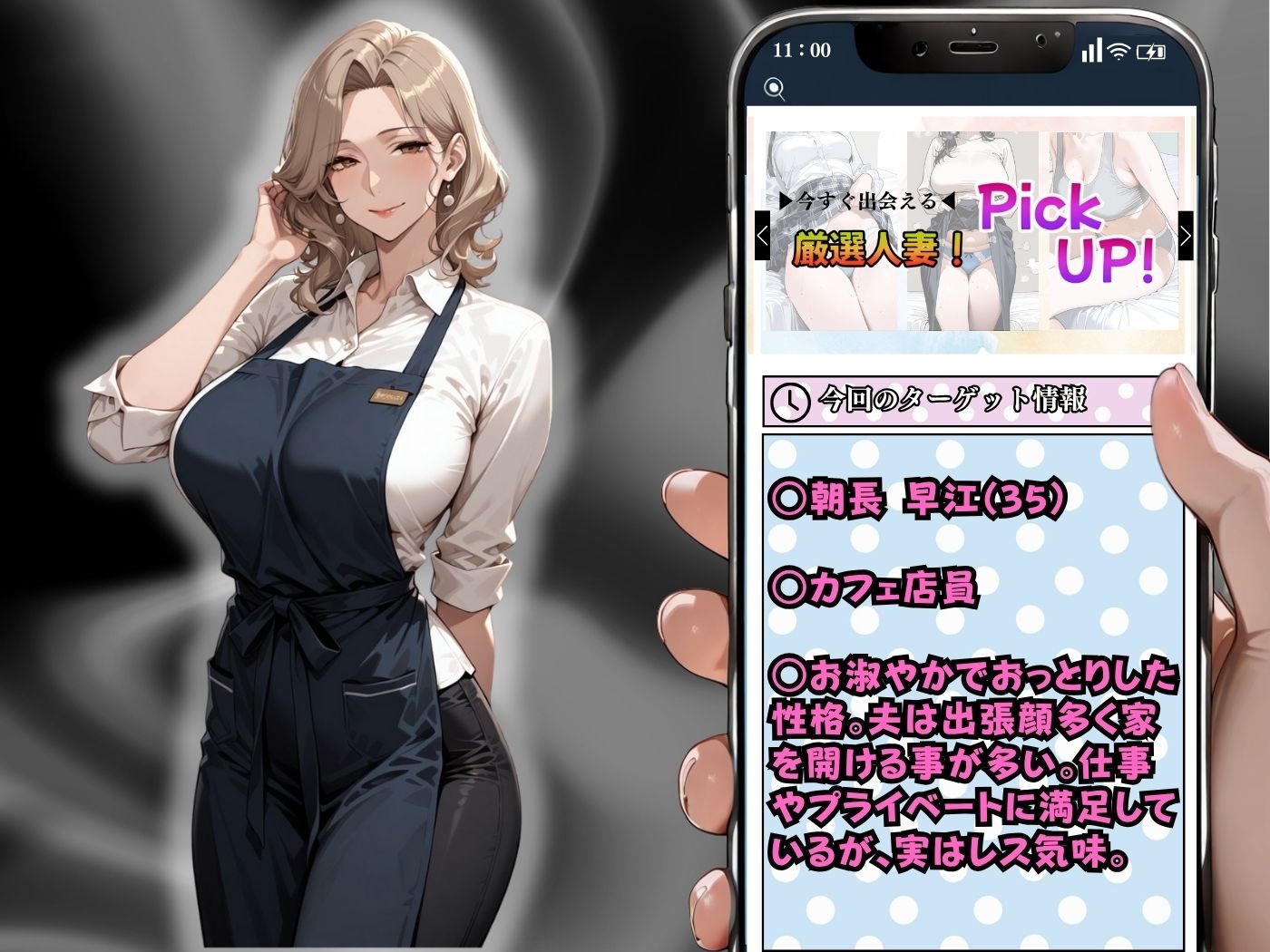 肉感人妻種付け〜愛想良いカフェ店員を背徳感じる中出しセックス〜 - サンプル画像 2