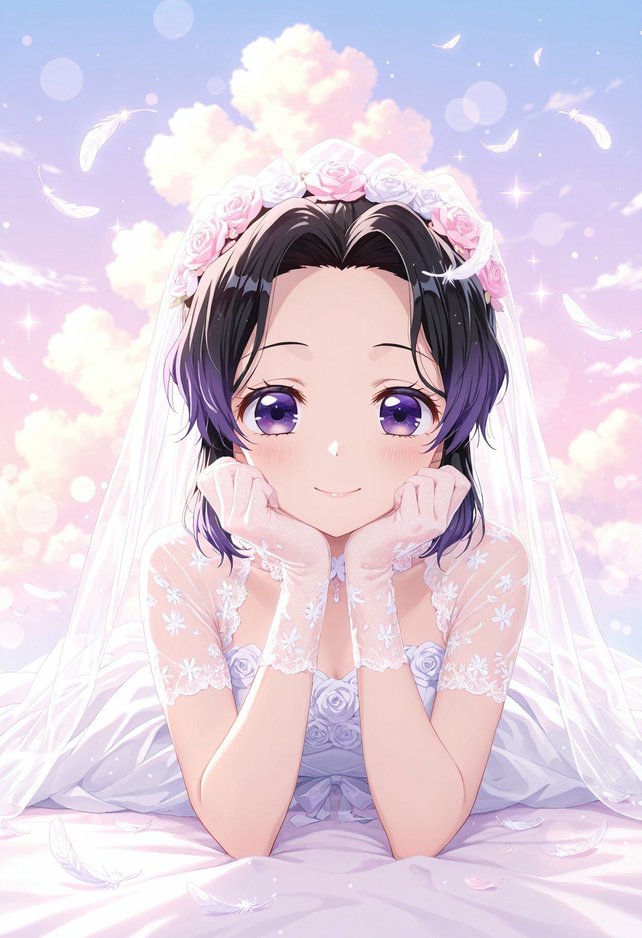 【鬼◯の刃】夢色ウェディング - しのぶ・蜜璃・カナヲの祝福 - - サンプル画像 2