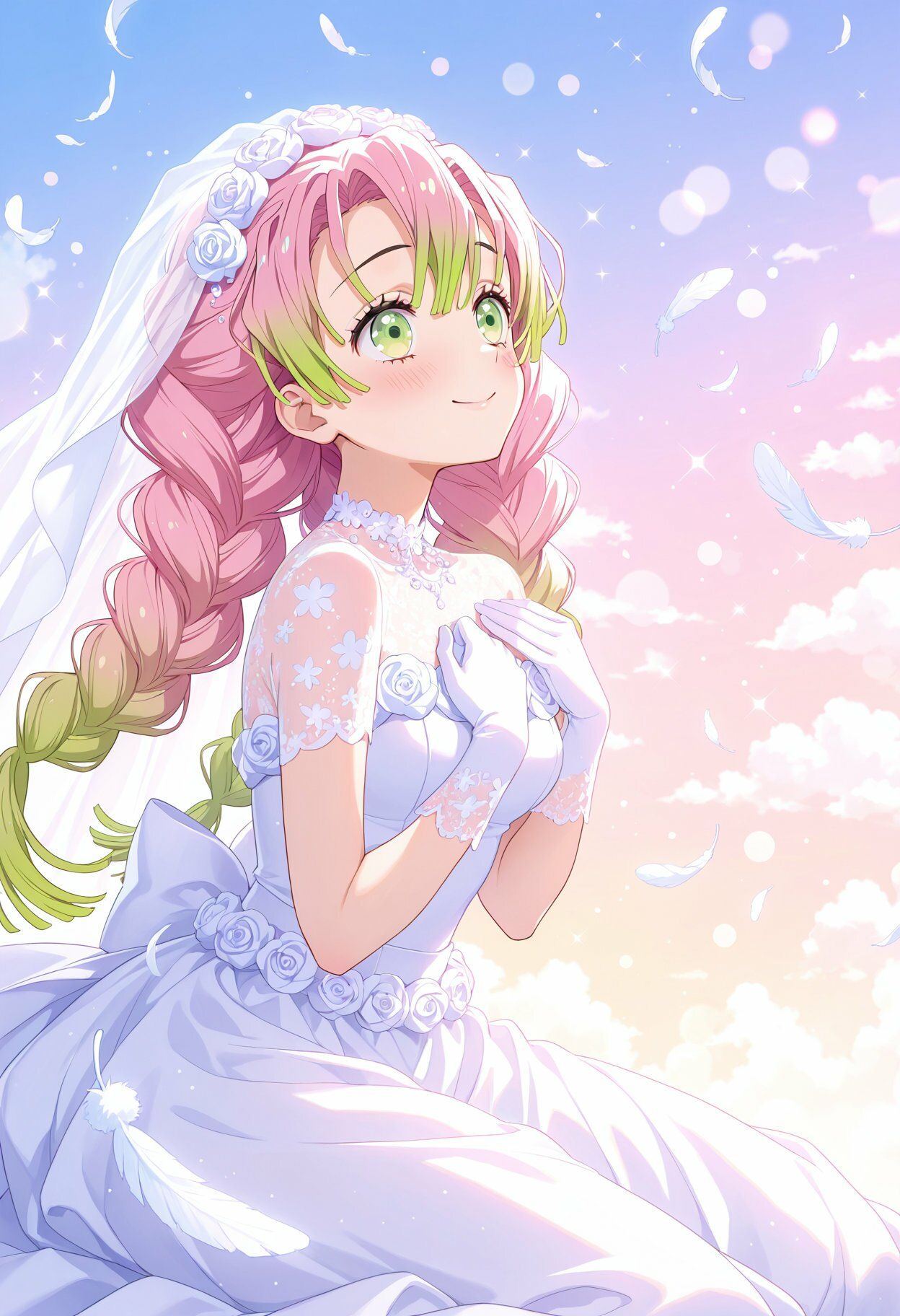 【鬼◯の刃】夢色ウェディング - しのぶ・蜜璃・カナヲの祝福 - - サンプル画像 5