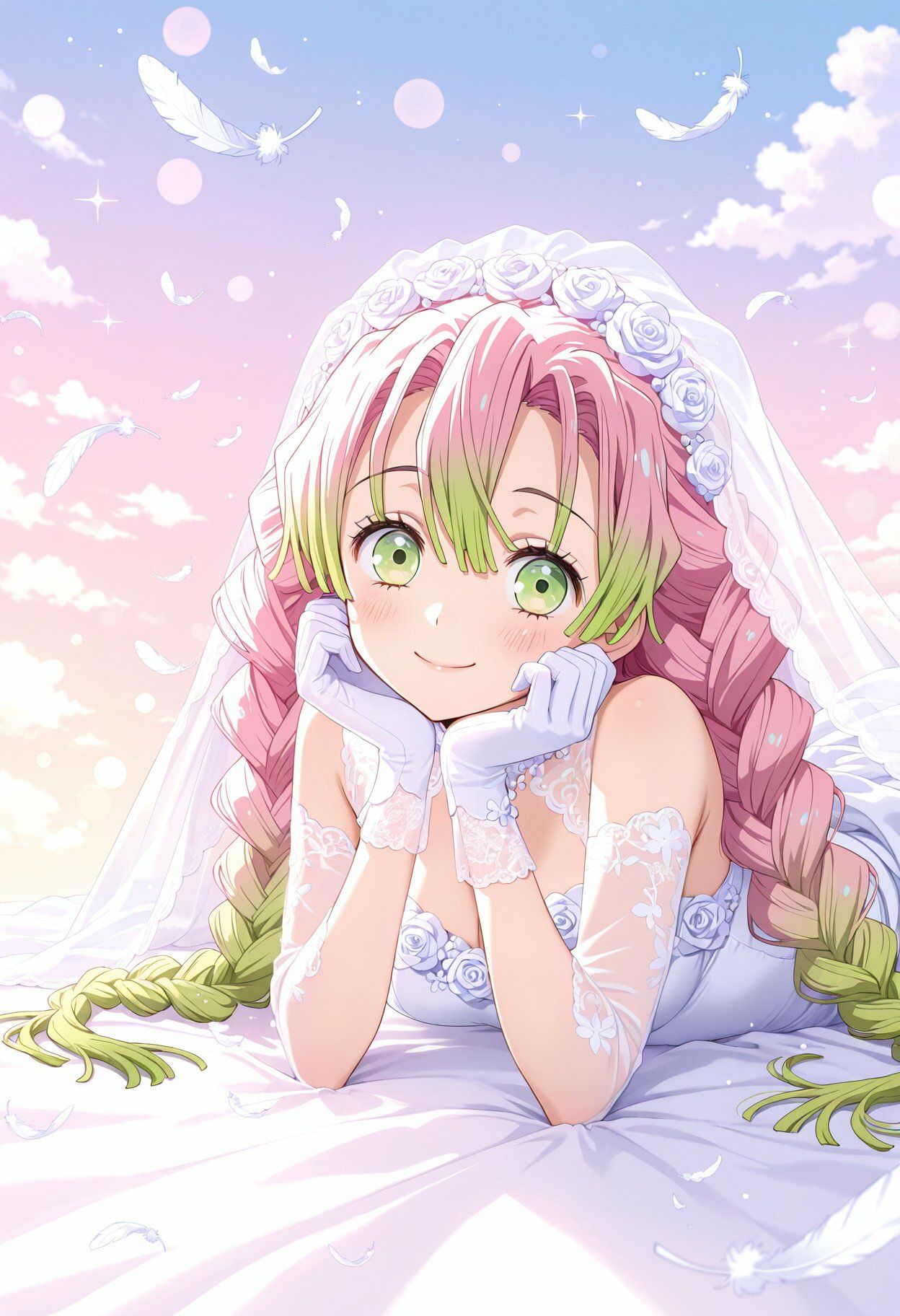 【鬼◯の刃】夢色ウェディング - しのぶ・蜜璃・カナヲの祝福 - - サンプル画像 6