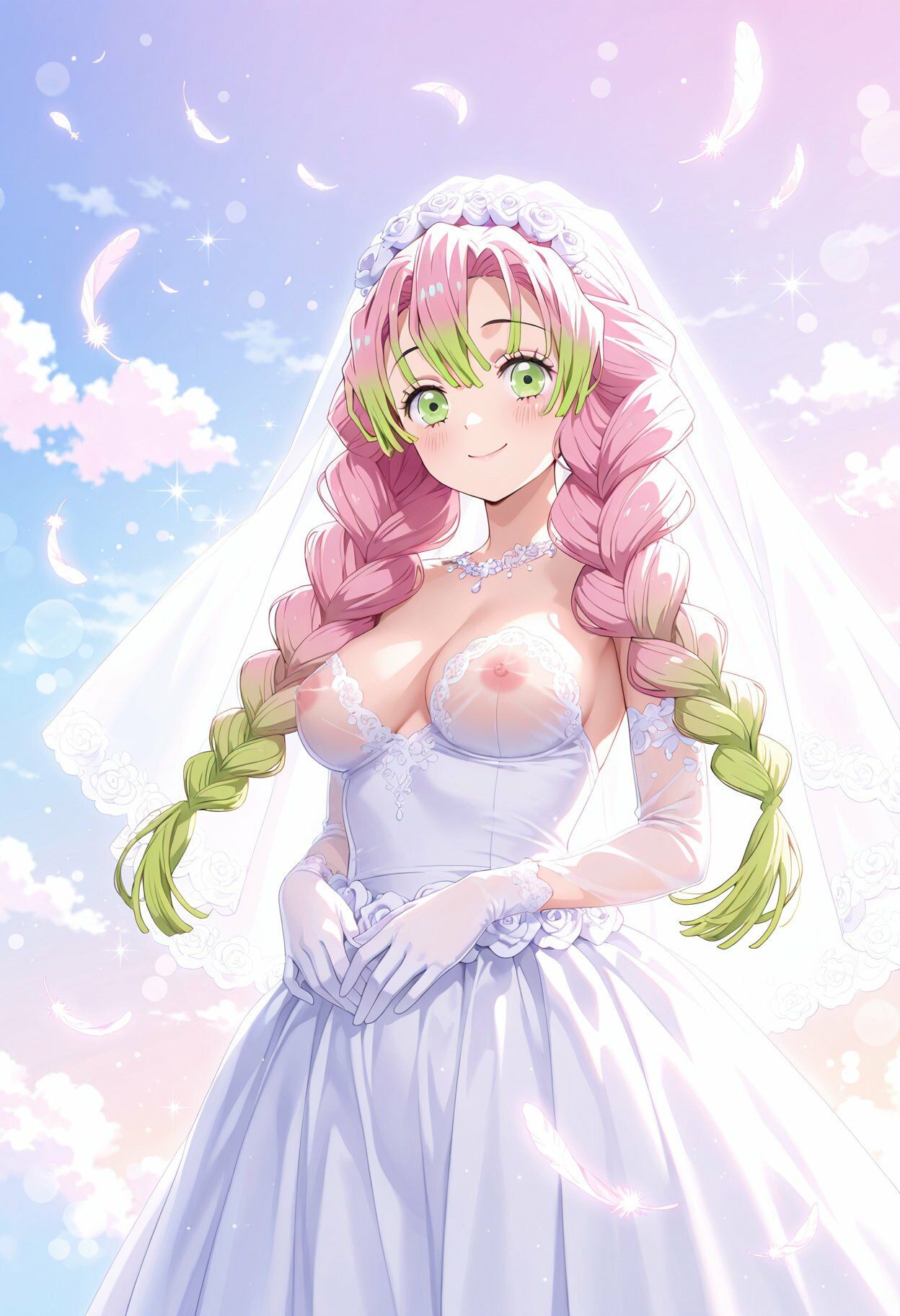 【鬼◯の刃】夢色ウェディング - しのぶ・蜜璃・カナヲの祝福 - - サンプル画像 7