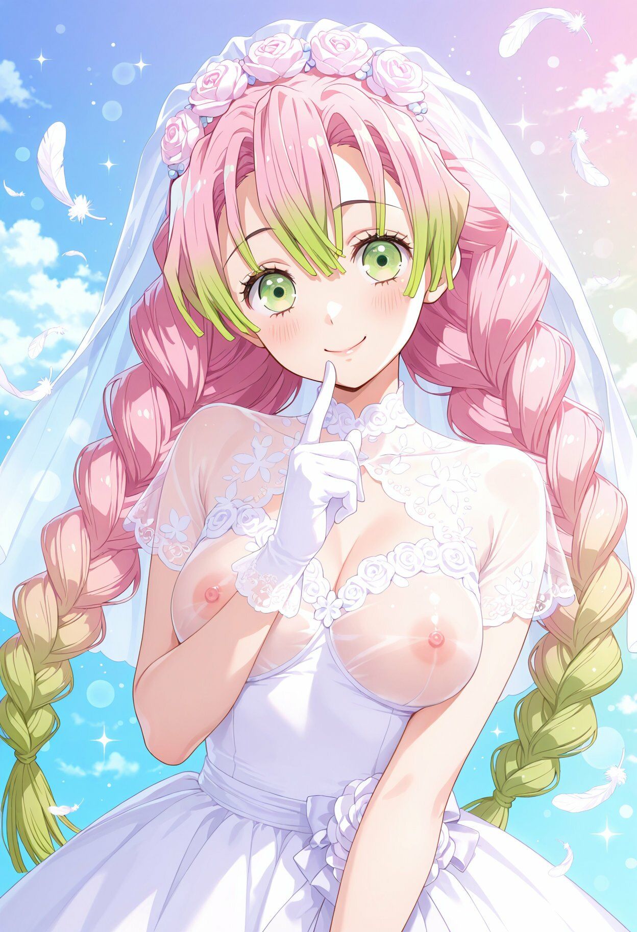 【鬼◯の刃】夢色ウェディング - しのぶ・蜜璃・カナヲの祝福 - - サンプル画像 8