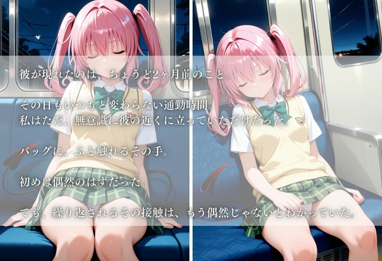 電車痴●され、妊娠した件〜ナナ・アスタ・デビルーク編〜 - サンプル画像 2