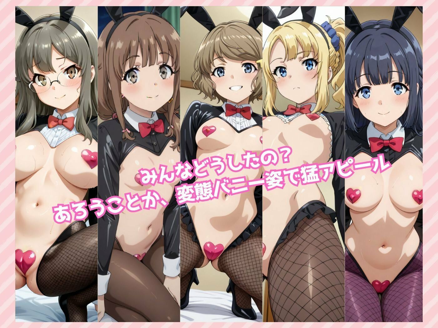 青〇タ巨乳バニー―欲望の夢・バストも理性も限界突破！ - サンプル画像 1