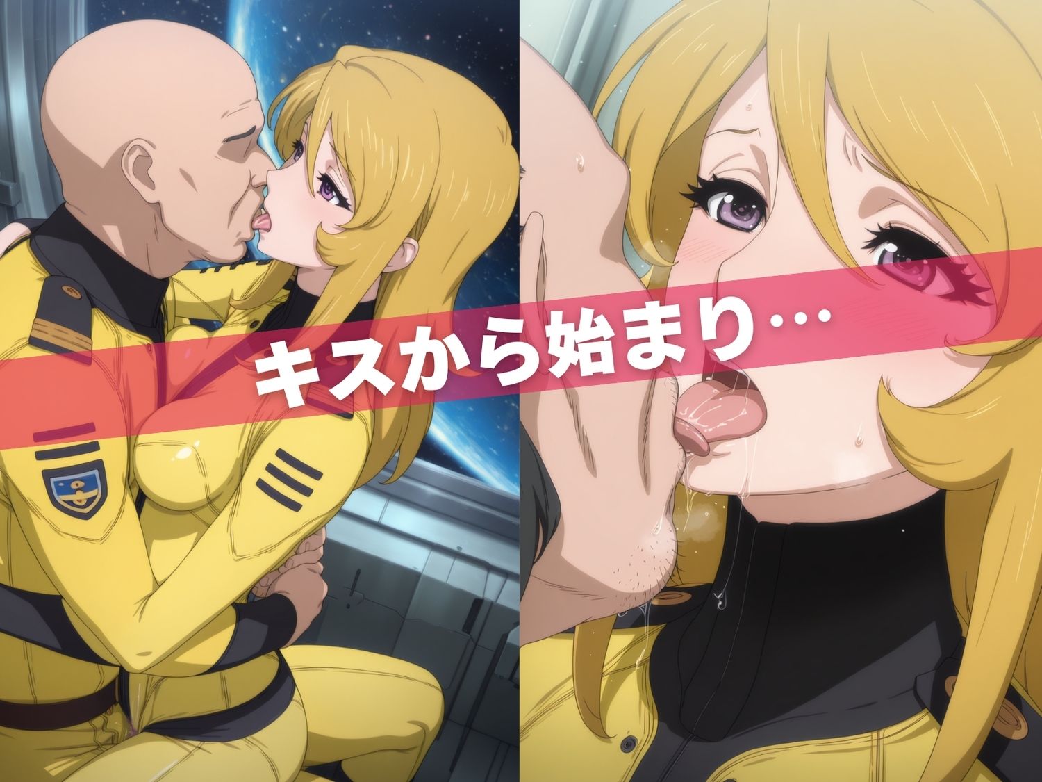 オナニー覗かれ寝取られて  宇宙戦艦ヤ●ト 〜 宇宙編 〜 おじさんに暴かれた秘密 - サンプル画像 6