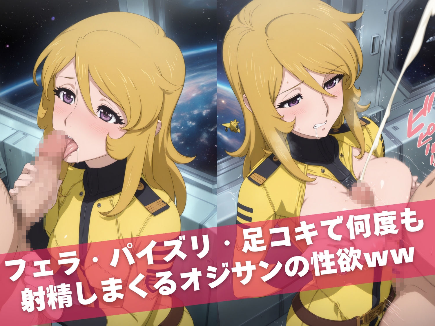 オナニー覗かれ寝取られて  宇宙戦艦ヤ●ト 〜 宇宙編 〜 おじさんに暴かれた秘密 - サンプル画像 7